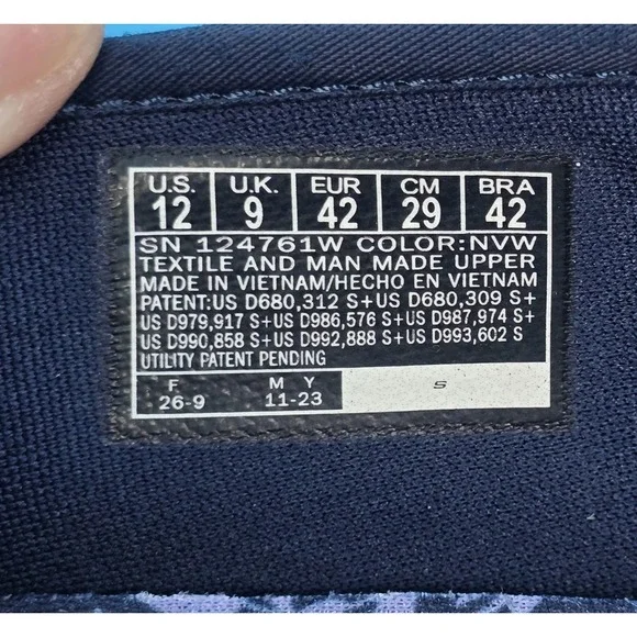 Skechers Slip-ins GOwalk Women's Comfort Shoes Sz 12 Navy Travel Washable Light - Picture 8 of 8